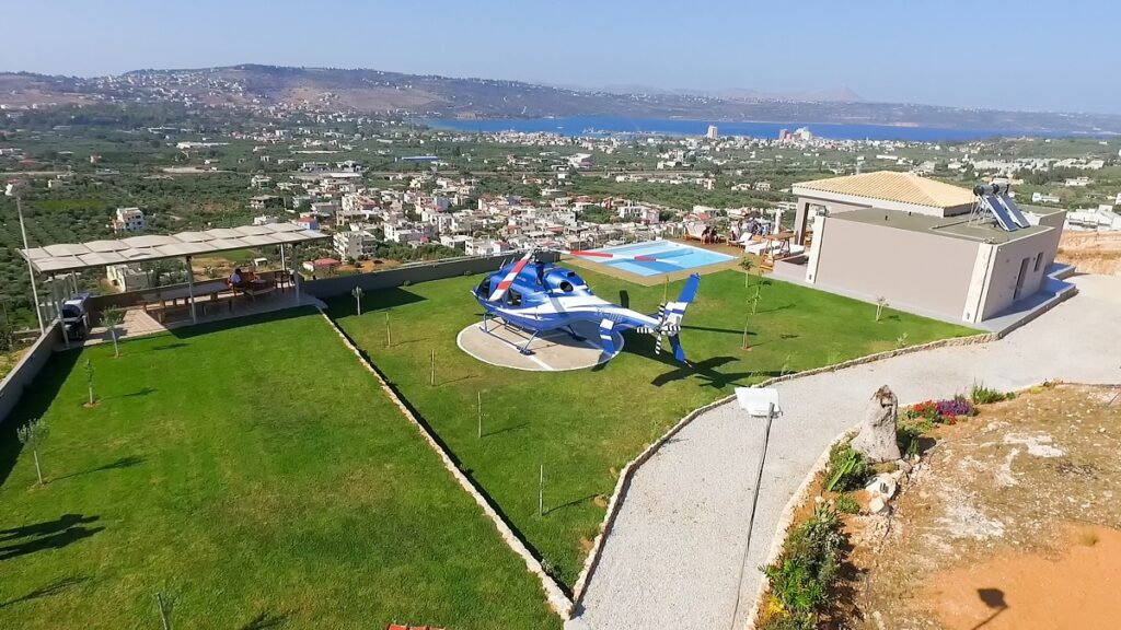 helicopter villa
